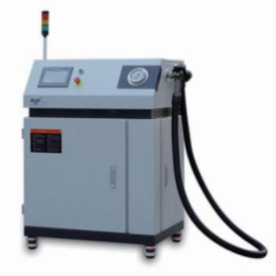 Helium leak detector