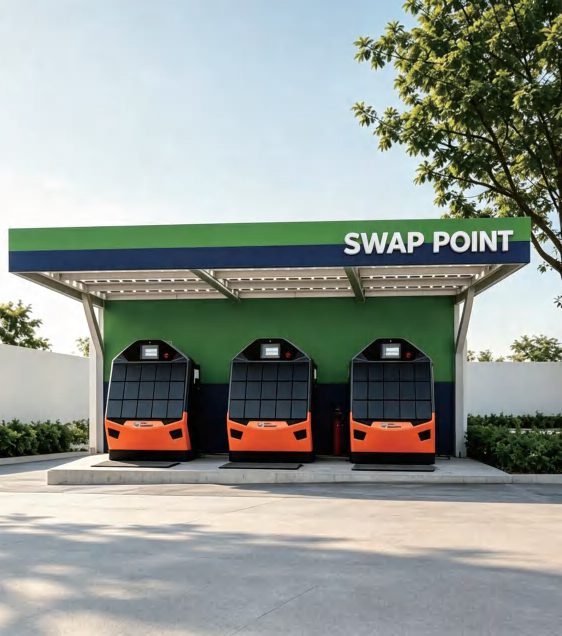 Battery swapping station